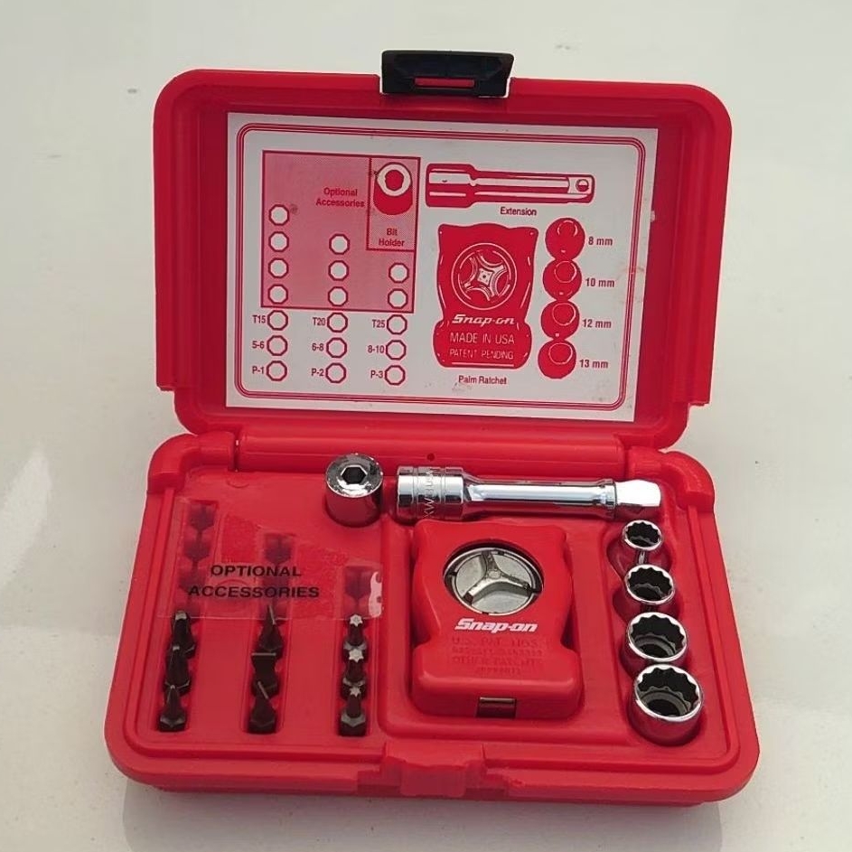 Snap On Tools 117PALMSTR Compact Palm 3/8-inch Drive Ratchet set