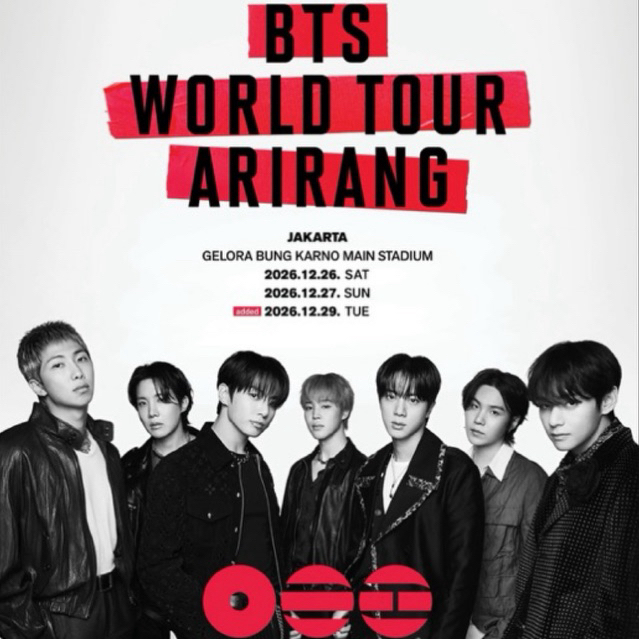 BTS World Tour Arirang Konser Jakarta 2026 Tiket Resmi / tiket bts