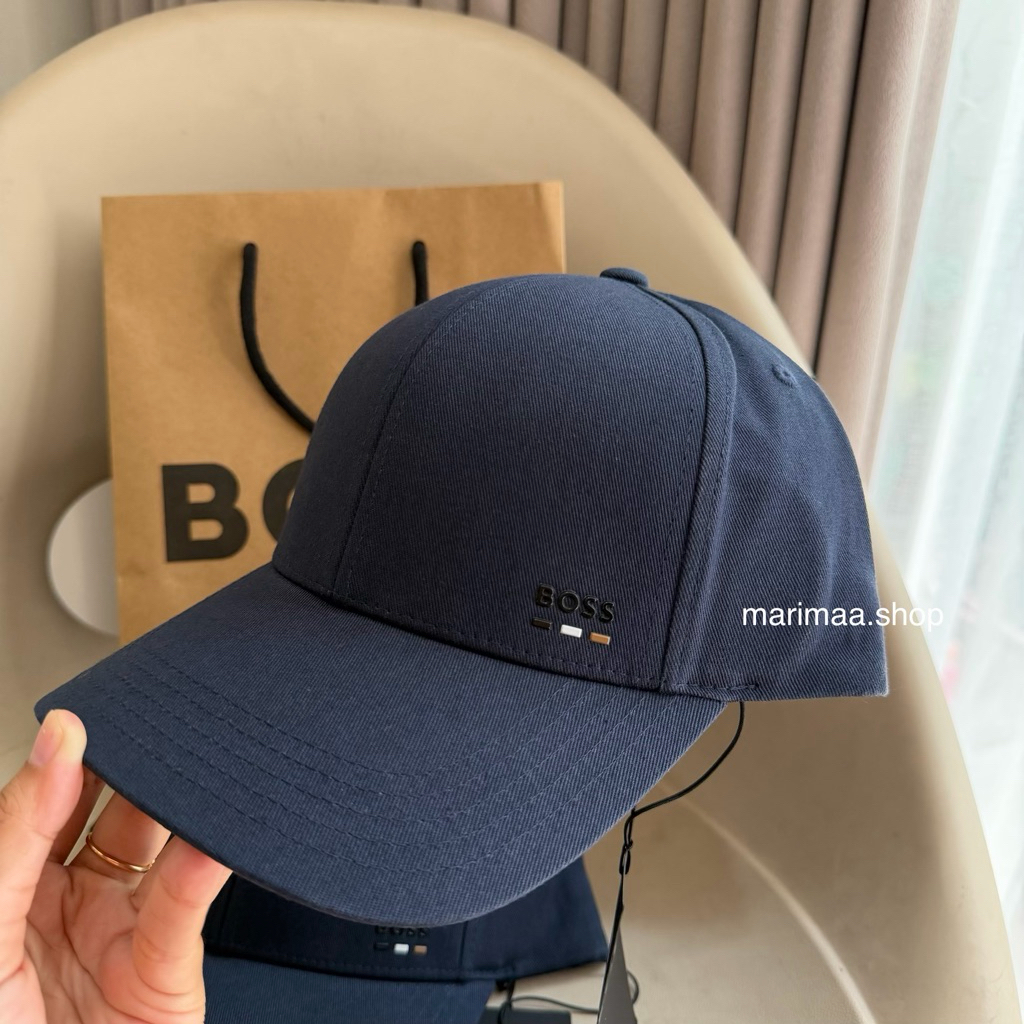 Topi boss original zed stripe dark blue hugo