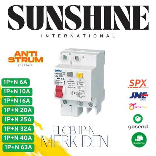 ELCB DEN 1P+N 10A