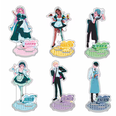 ALIEN STAGE SuaTill Ivan Stand Acrylic Maid Figuur Action Models Toy Ornament Accessories Desktop Or