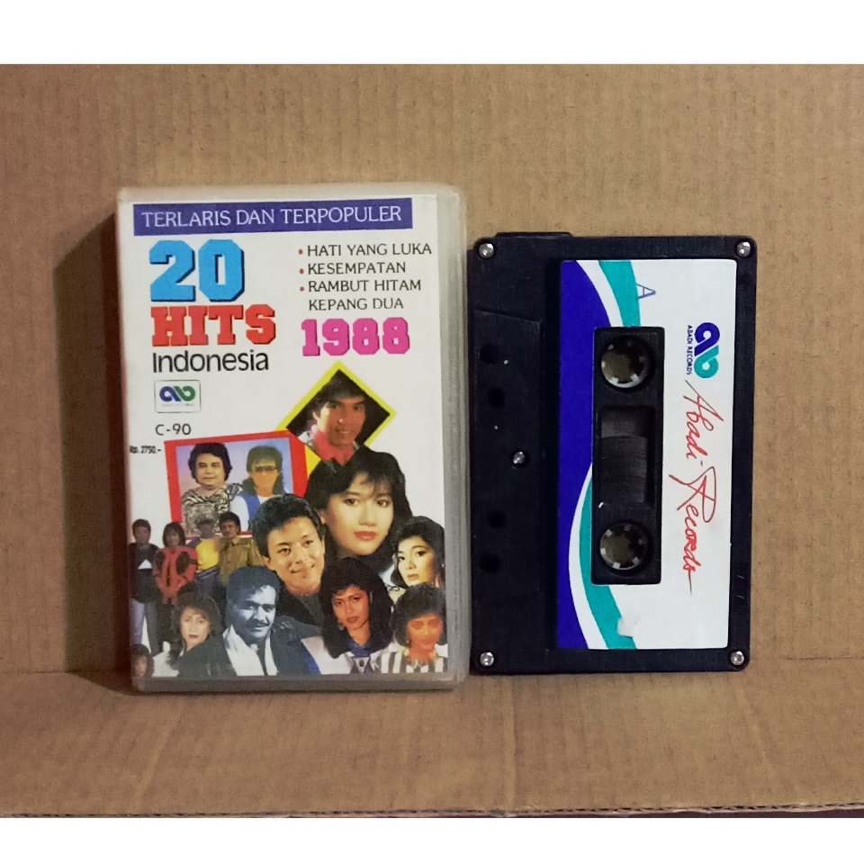 20 HITS INDONESIA 1988 - Kaset