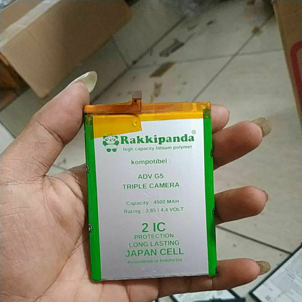 baterai bekas Advan g5 bukan ori