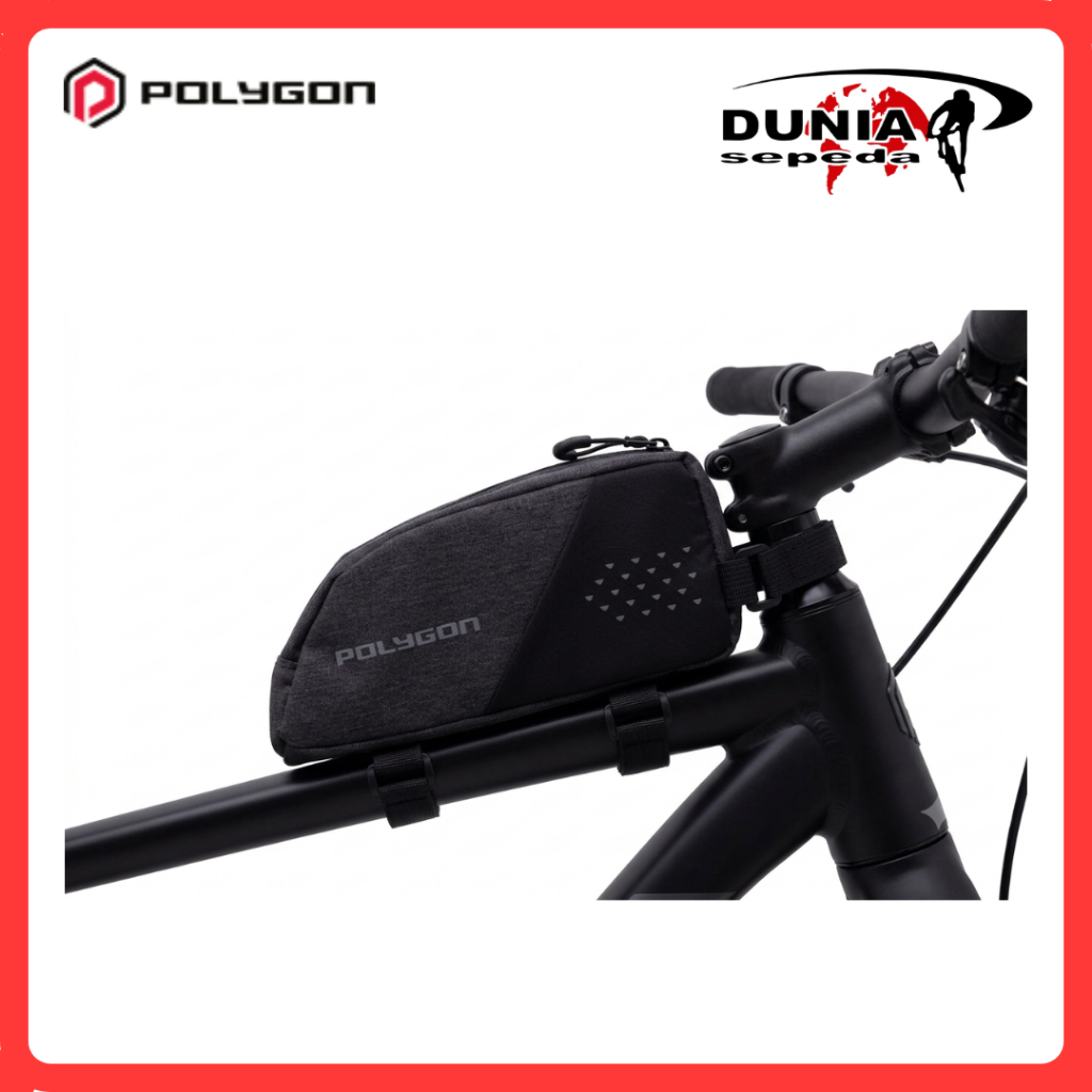 DUNIA SEPEDA | Tas Top Tube Polygon | Frame Bag Sepeda Waterproof Universal