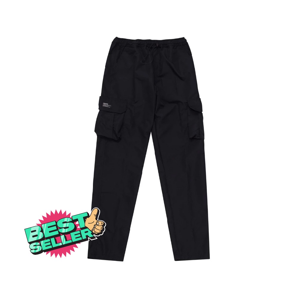 Screamous Long Pants Cargo LUCAS BLACK Slim Fit