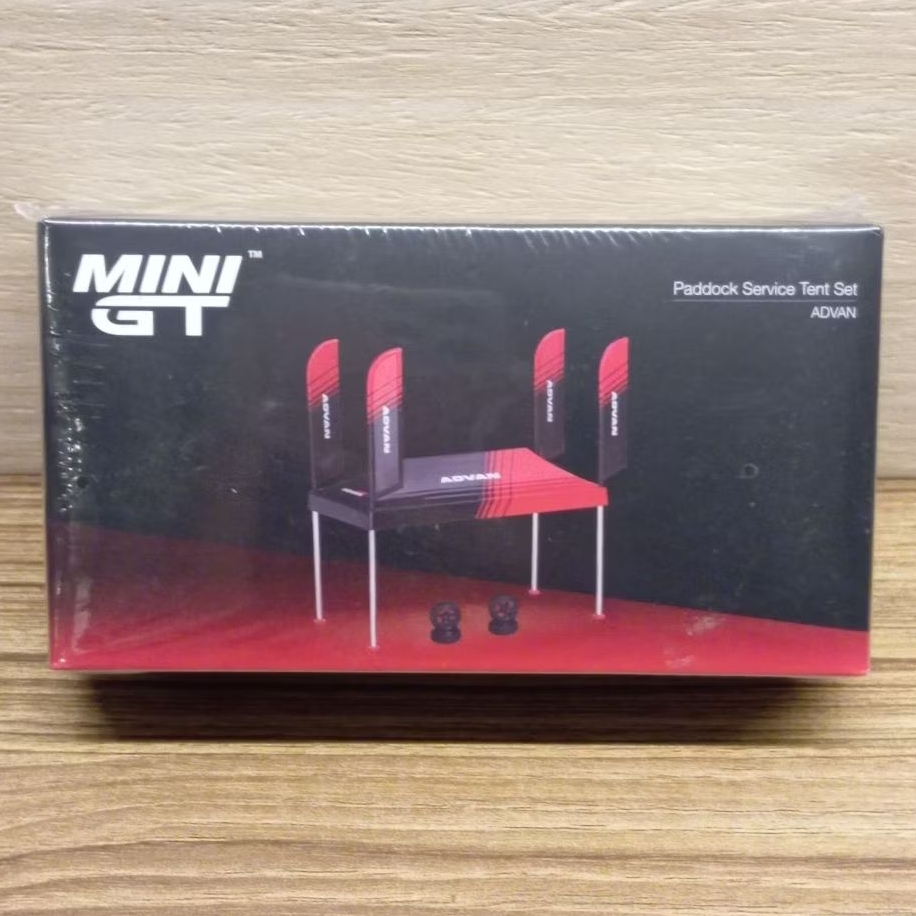 MINI GT AC20 PADDOCK SERVICE TENT SET ADVAN MINIGT
