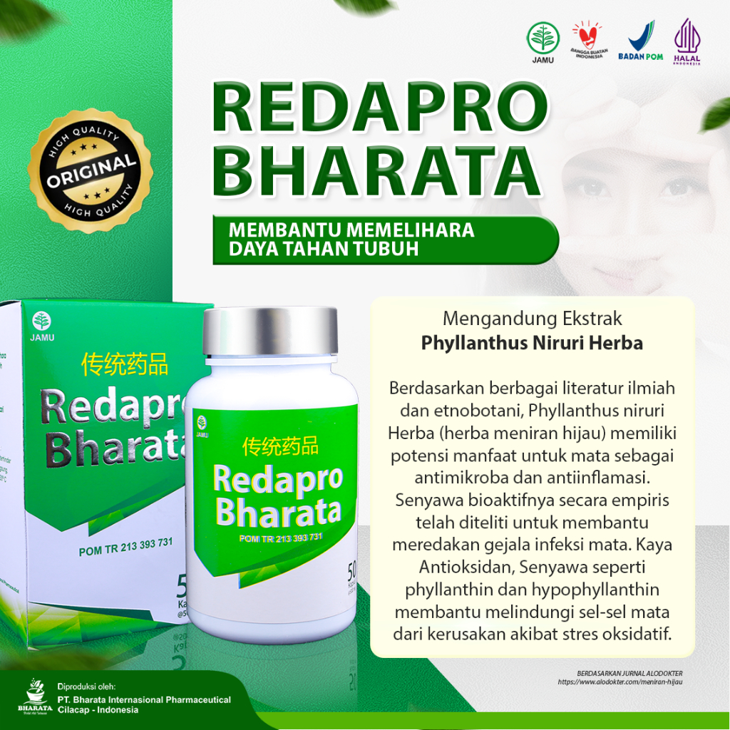 REDAPRO BHARATA 100% Original Official Store BPOM Halal MUI