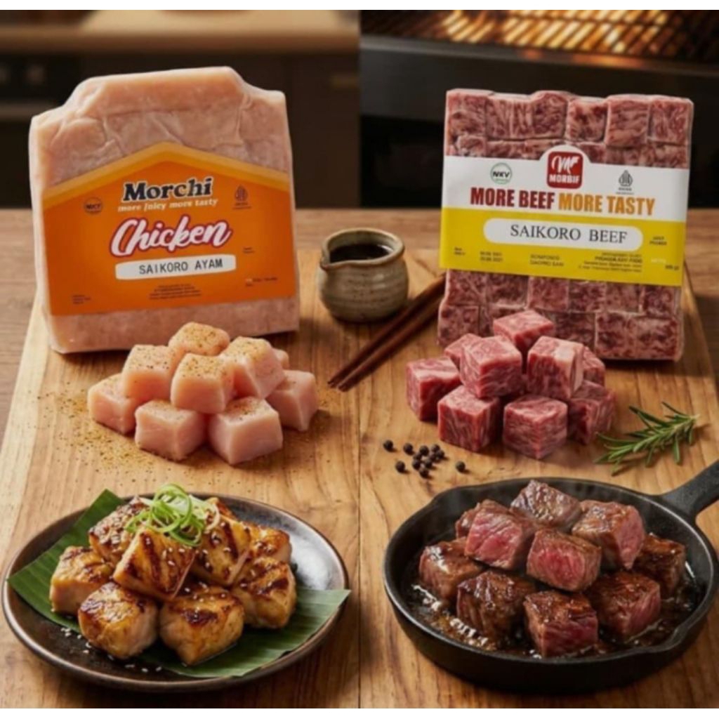 Saikoro ( Saikoro Beef - Saikoro Ayam 500 gram