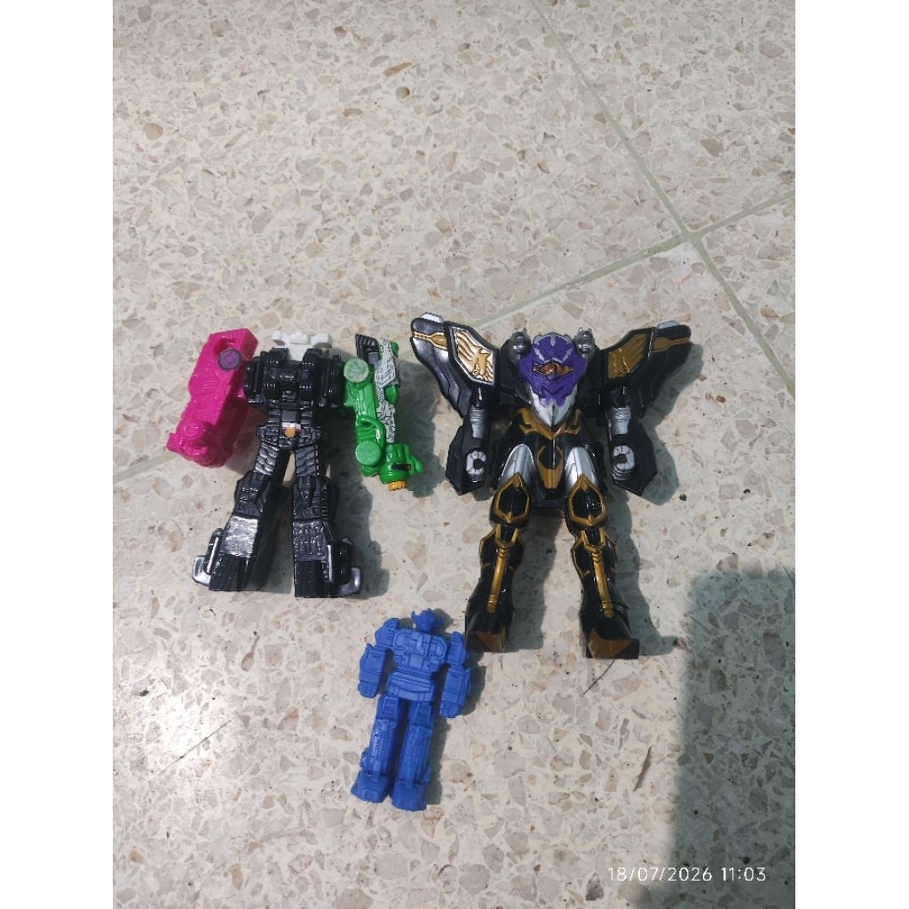 Junk Sentai Robot Set Original WYSWYG tidak lengkap