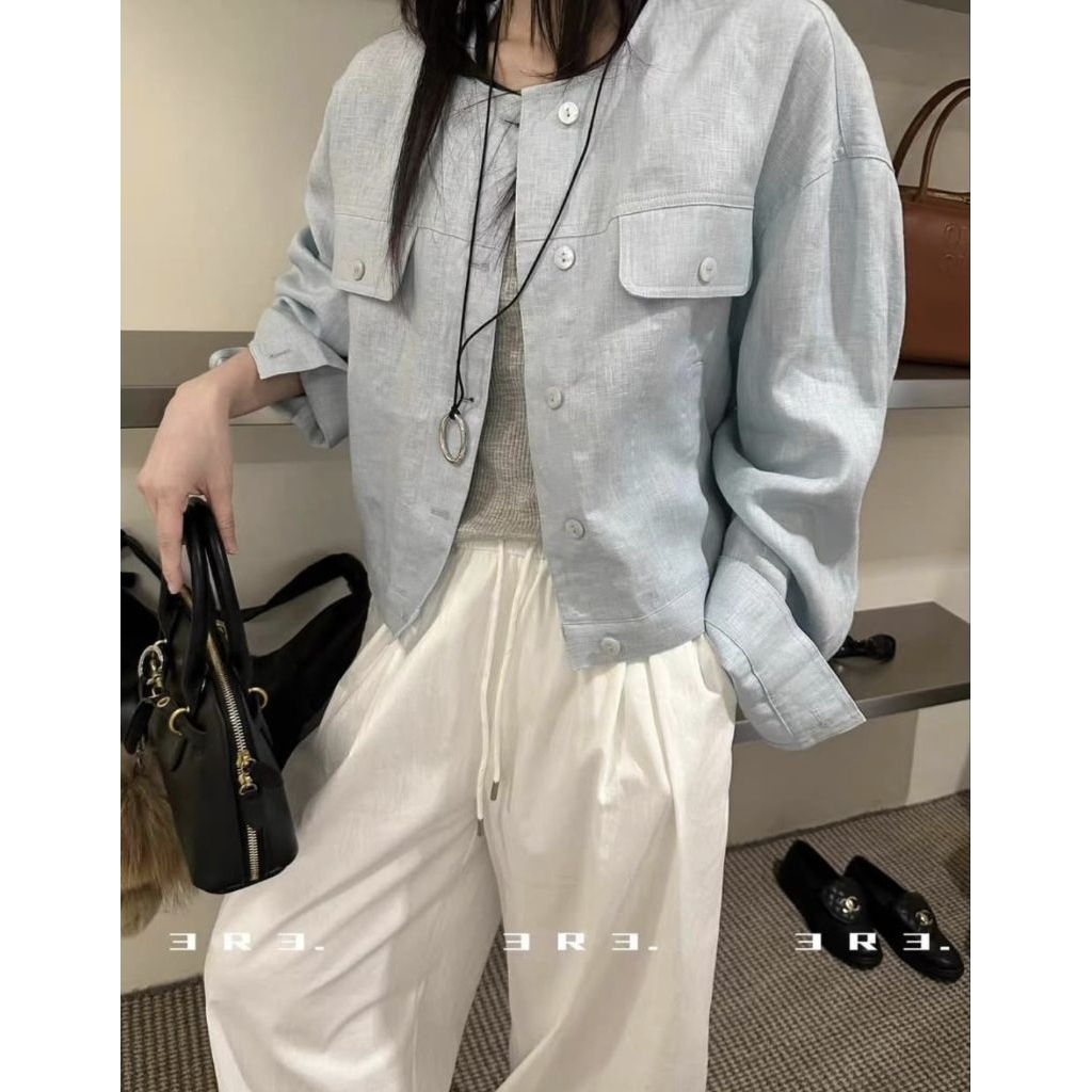 Outer Linen Sky Blue
