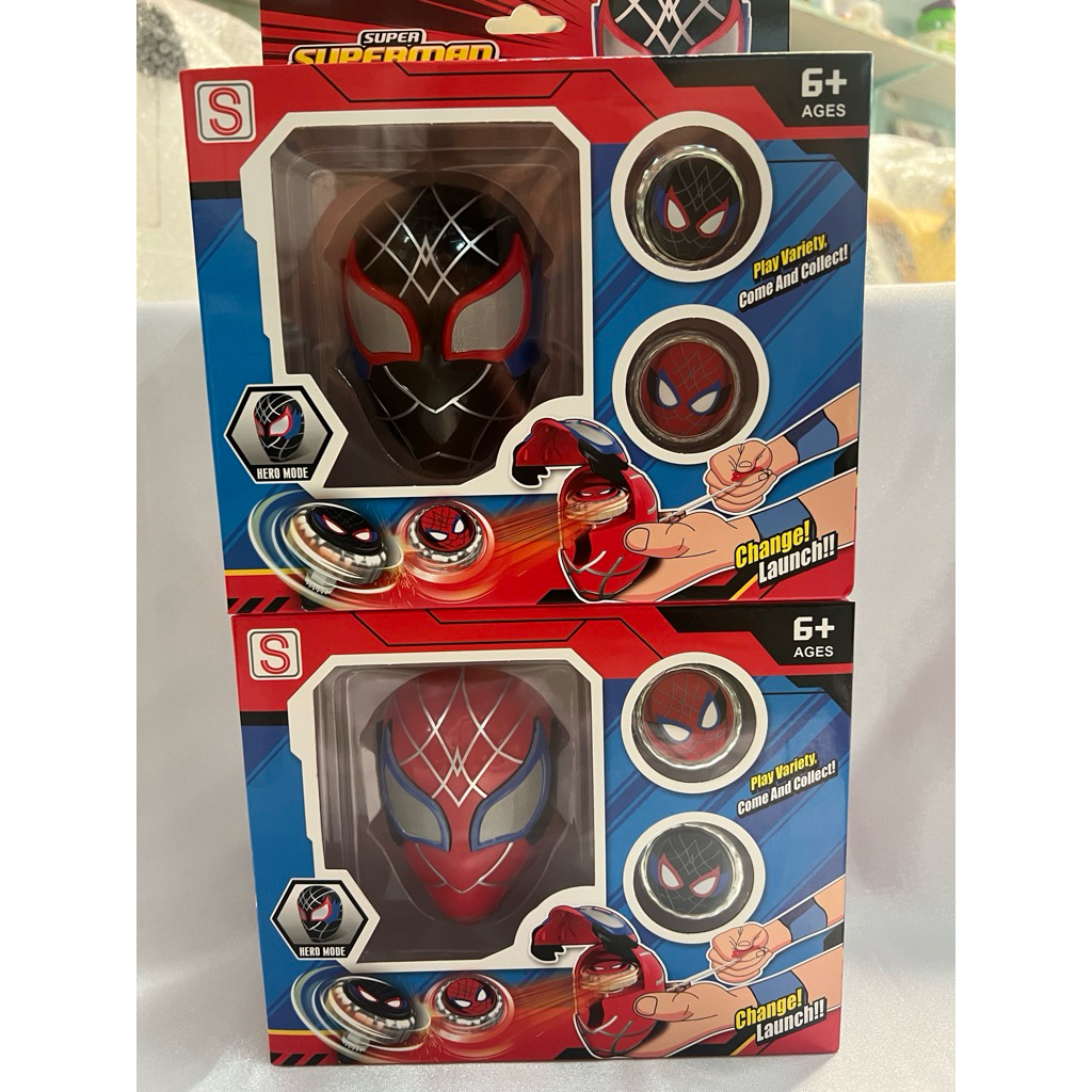 Mainan Gasing Premium Spiderman Anak