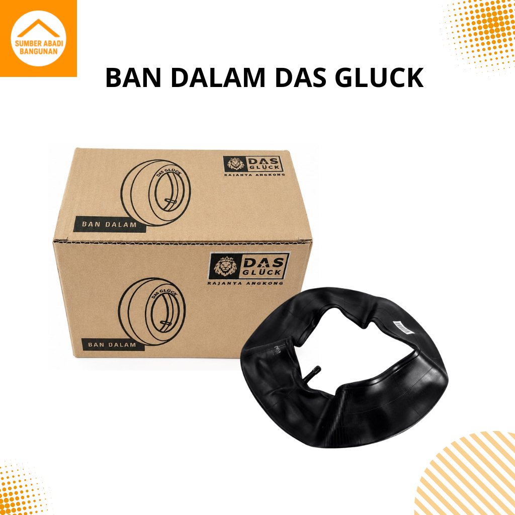 Ban Dalam Gerobak Pasir DAS GLUCK Original - Ban Dalam Angkong Karet Tebal Awet