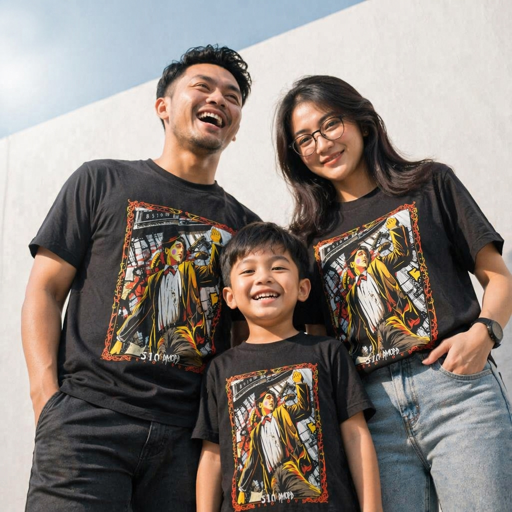 Kaos 510 x Bimopd Tshirt 100% Cotton | Bisa untuk Kaos Ayah Anak | Bisa Untuk Family Tshirt | Kaos C