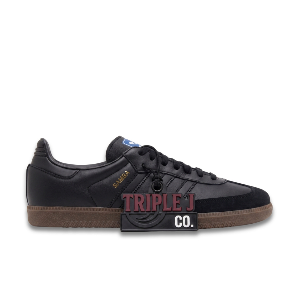 Sepatu Adidas Samba OG Core Black Gum Triple Black