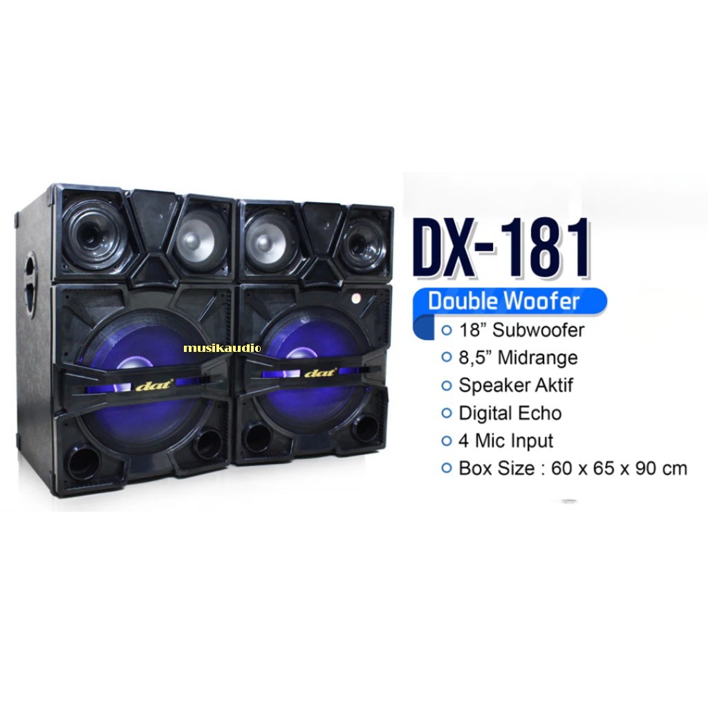 Speaker aktif pasif dat 18 inch dx181 original sound system outdoor