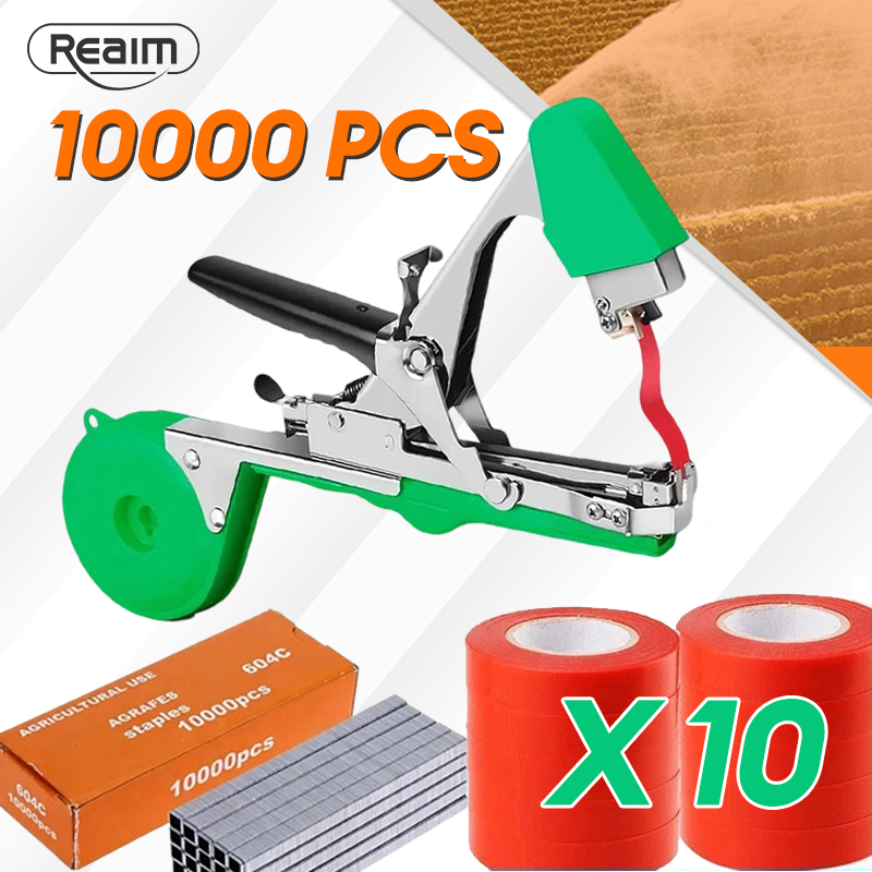 REAIM Tapetool Hand Tying Machine Alat Pengikat Lanjaran Tanaman Tapetool Pengikat Tanaman