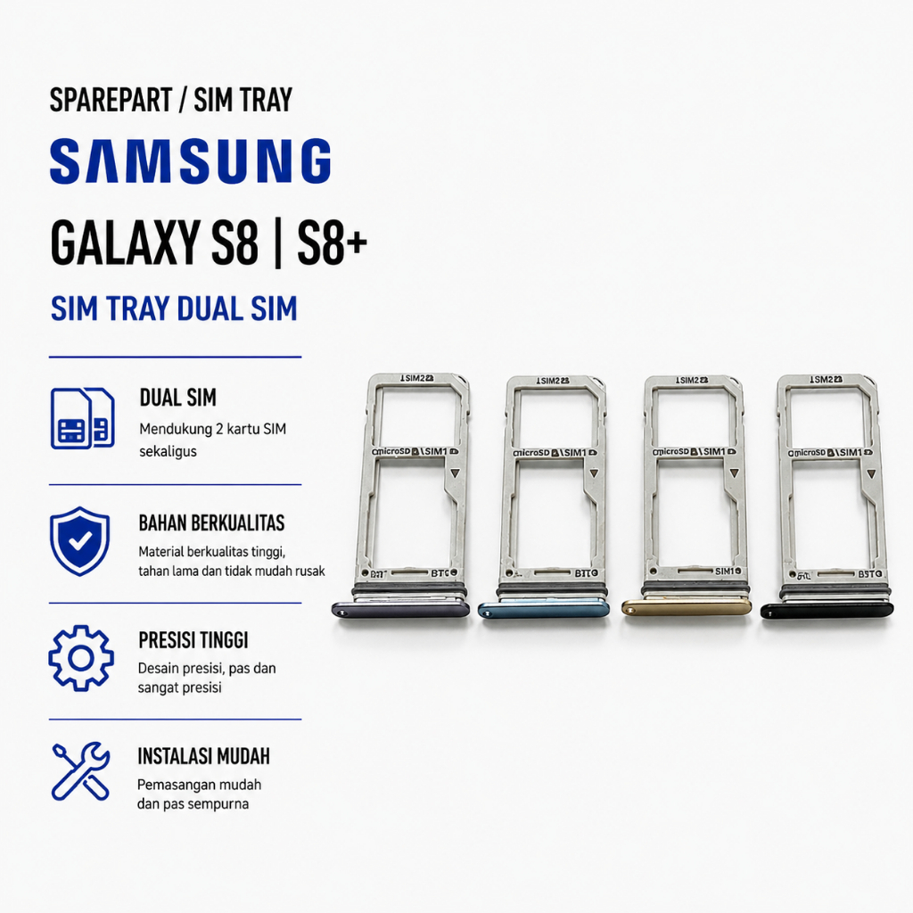 Sim tray slot sim card samsung galaxy S8 S8plus Dual Sim