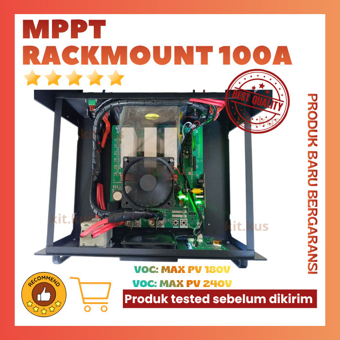 MPPT rating 100a 100 amper rack mount mppt solar charging 100A Casing MPPT Lokal MPPT 100A rackmount