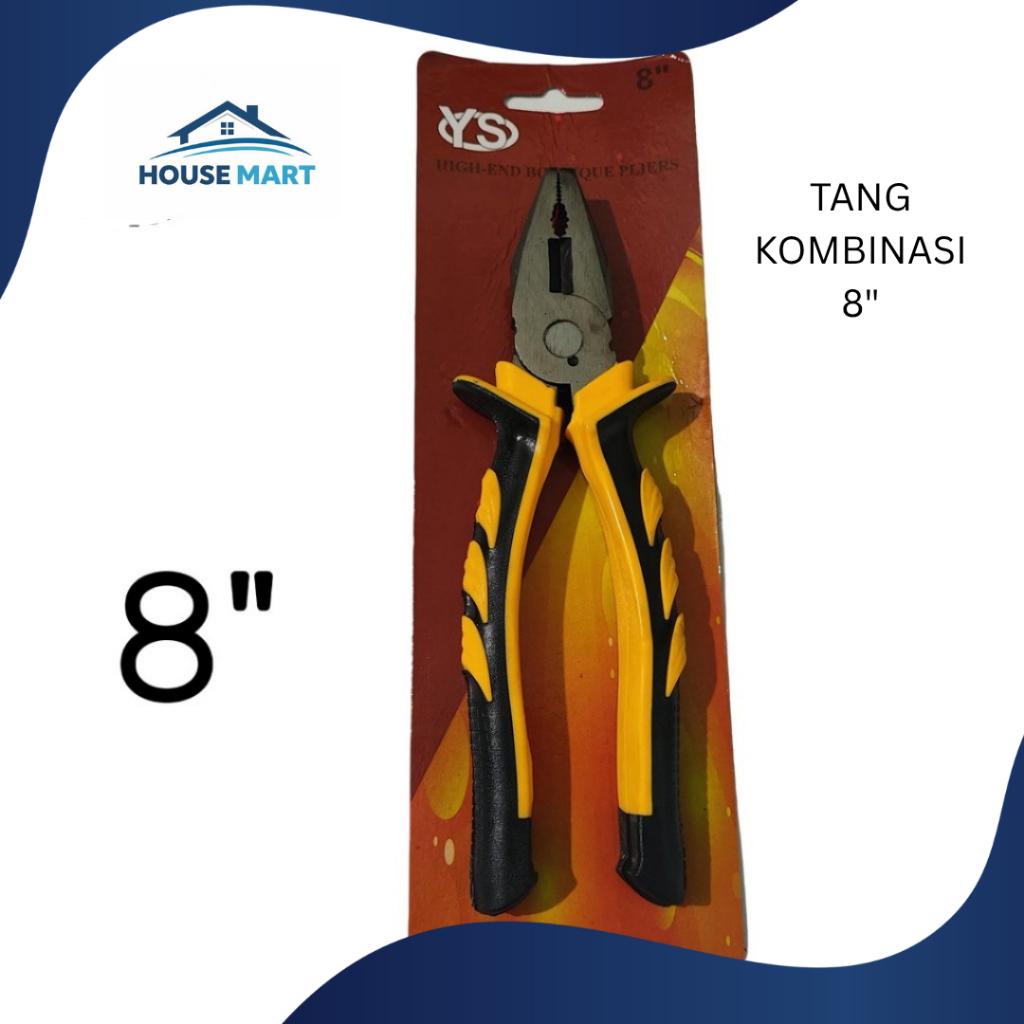 TANG KOMBINASI 8" INCH YS / TANG KOMBINASI 8" / TANG SERBAGUNA 8 INCH