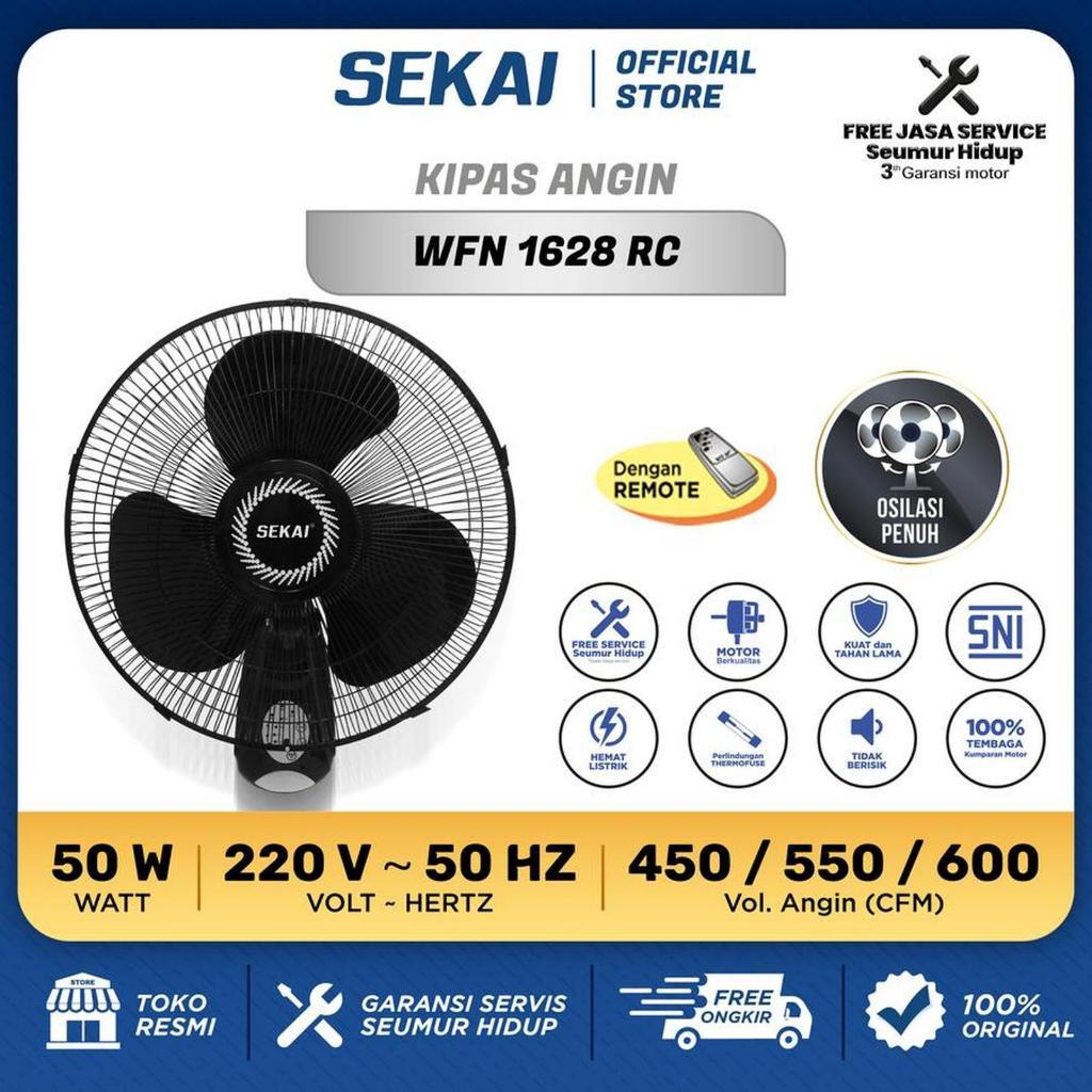 Sekai RC-40 Kipas Angin Dinding