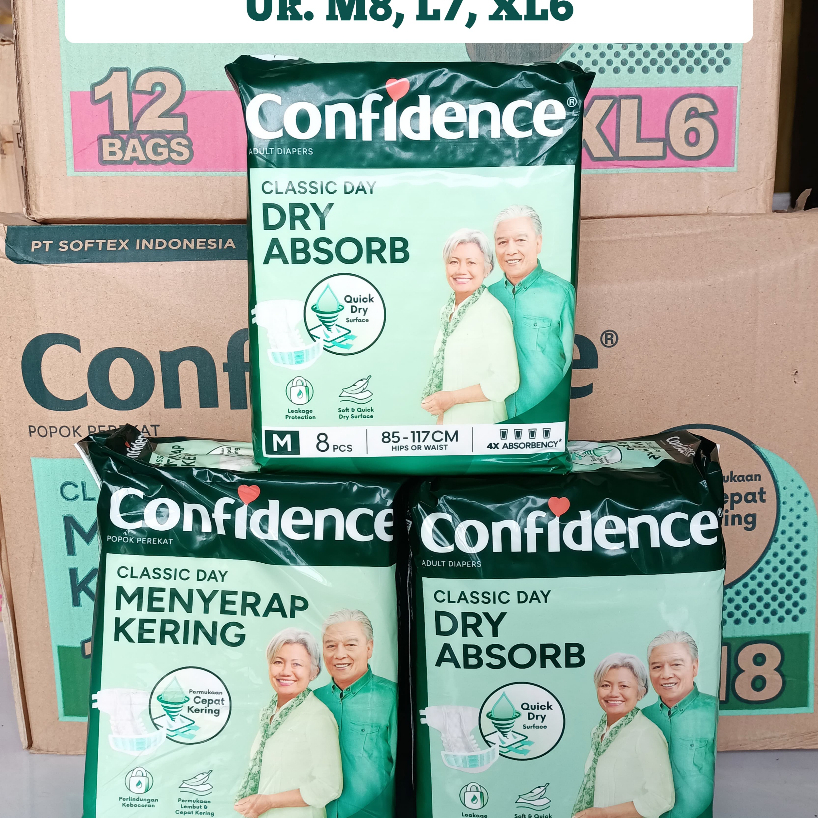PAMPERS DEWASA CONFIDENCE ADULT DIAPERS