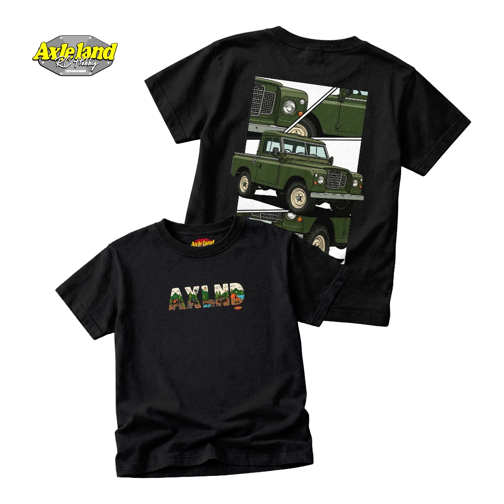 Baju Kaos Anak Landrover Series 3 Usia 2-12 Tahun Gambar Mobilan RC Land Rover by axleland vol13 Ana