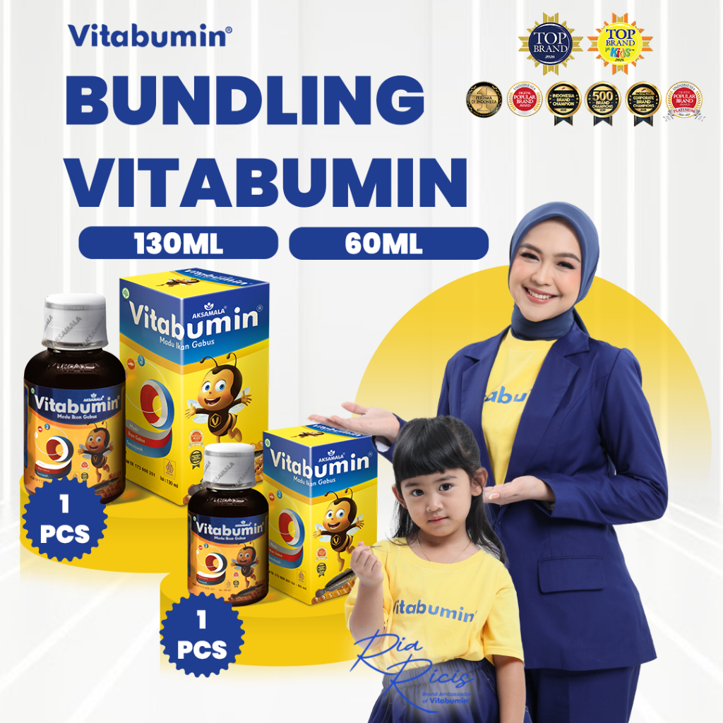 Vitabumin Madu 130ml & 60ml