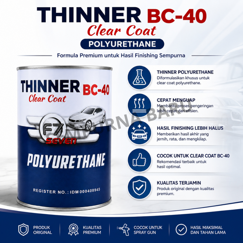Thinner PU BC-40 F7 / Thinner F7 / @1 L