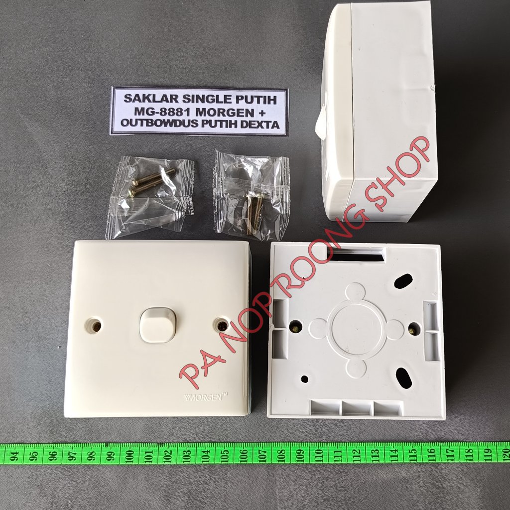 SAKLAR SINGLE MG-8881 MORGEN + OUTBOW DUS DEXTA