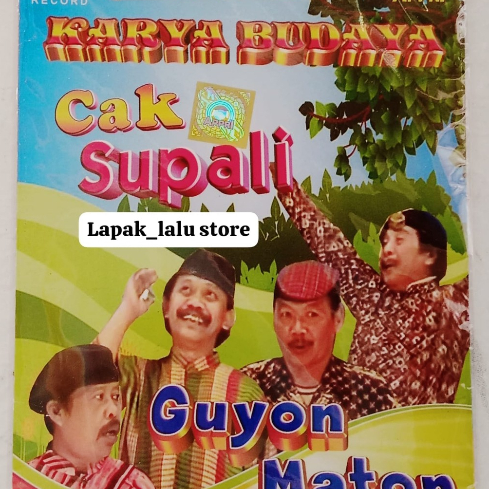 VCD Lawak Karya Budaya Supali Guyon Maton