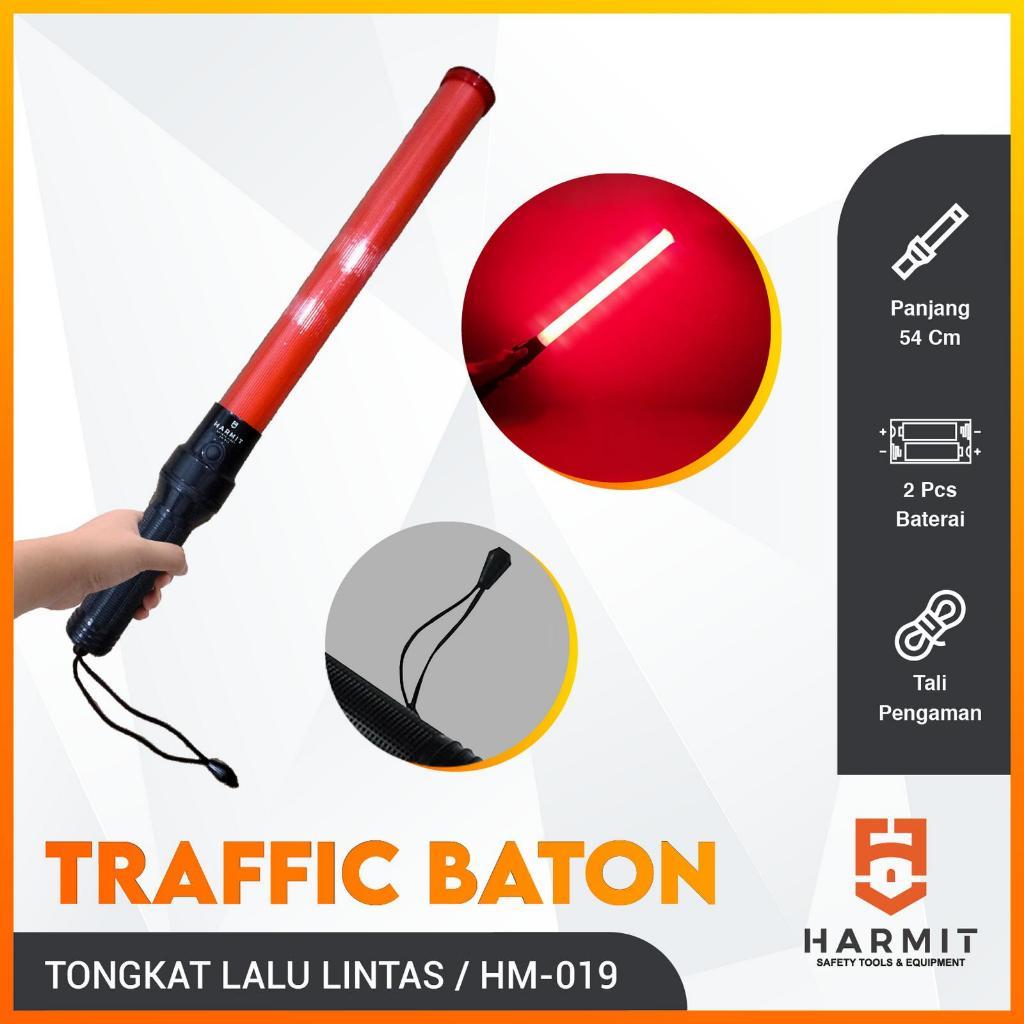 HARMIT Traffic Baton Traffic Light / Tongkat Lampu Parkir Lalu Lintas