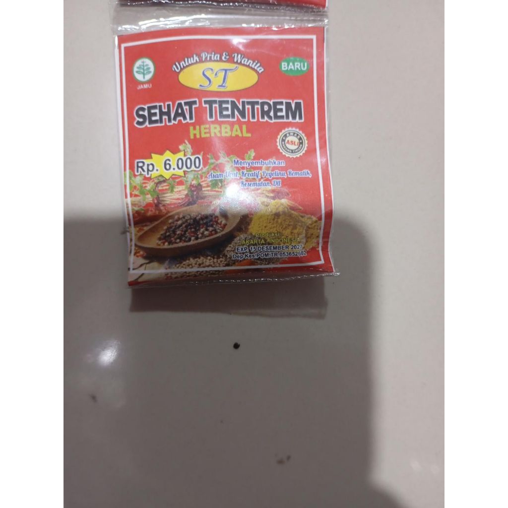 Jamu ST Sehat Tentrem Herbal baru eceran 6ribu