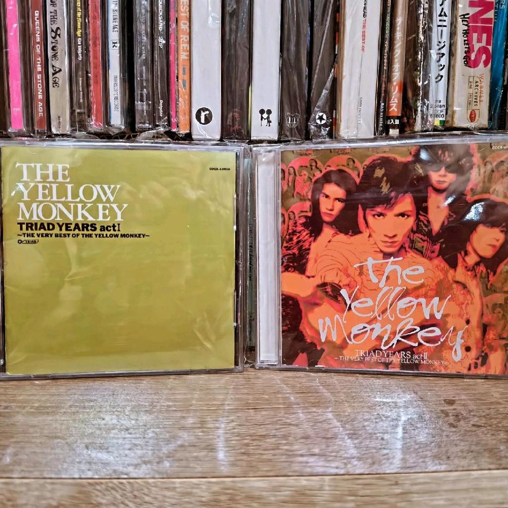 cd musik The yellow monkey - triad years act i & ii 1&2 import original
