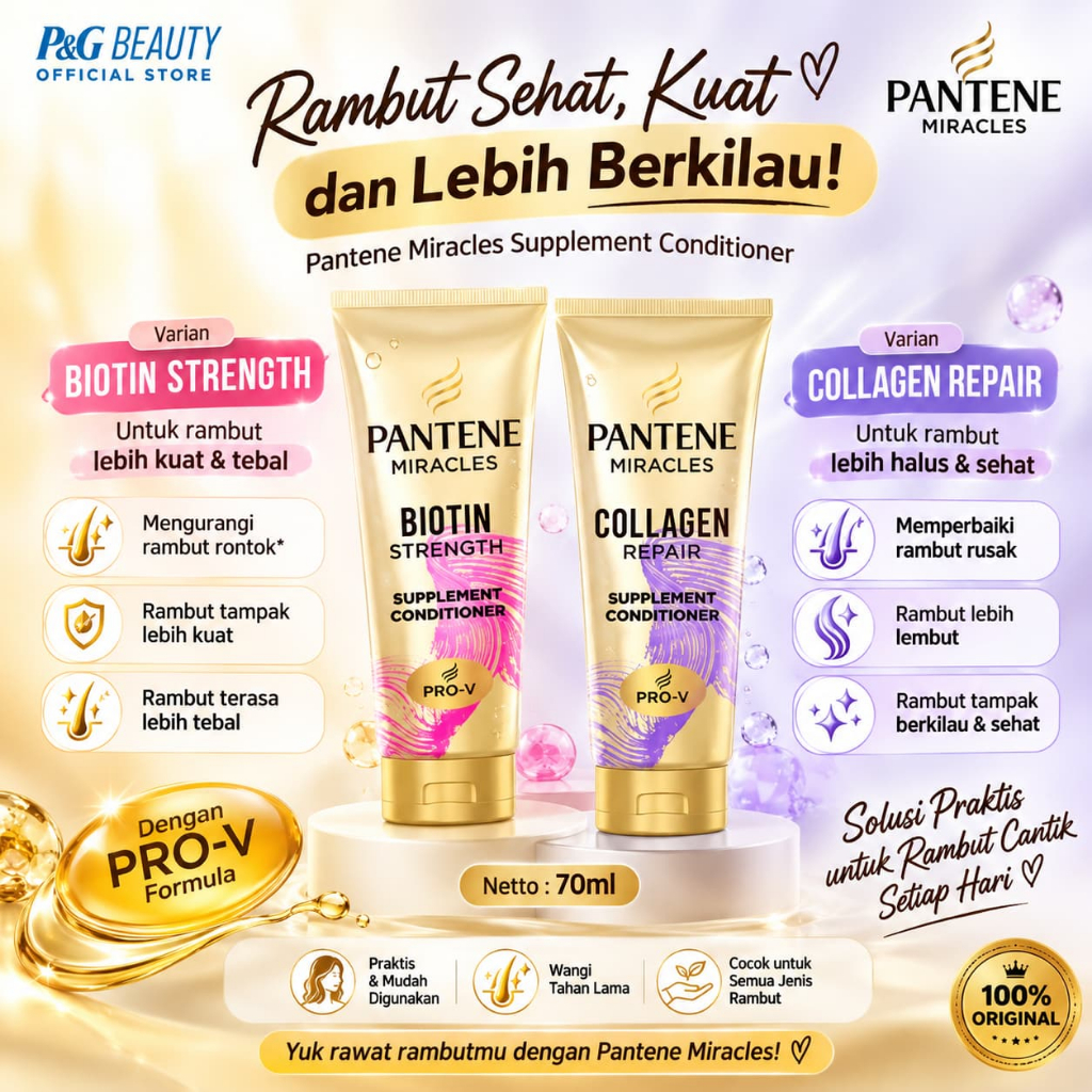 PROMO Pantene Conditioner Biotin & Collagen 70ml