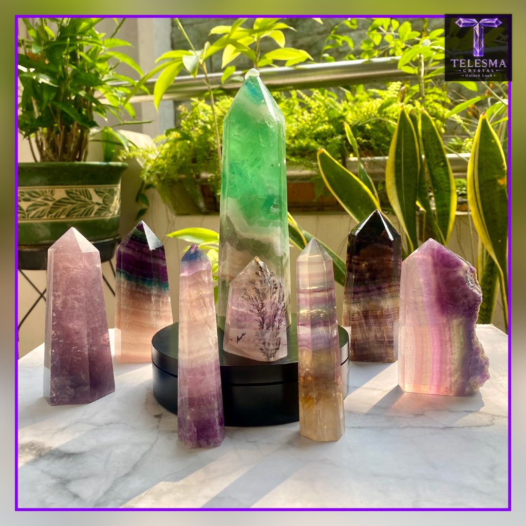 FLUORITE CRYSTAL TOWER