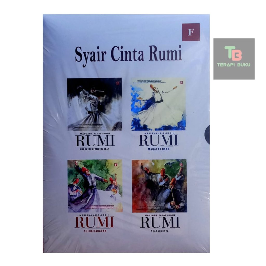 Paket Buku Syair Cinta Rumi - Jalaluddin Rumi - Penerbit Forum Terapibuku Original