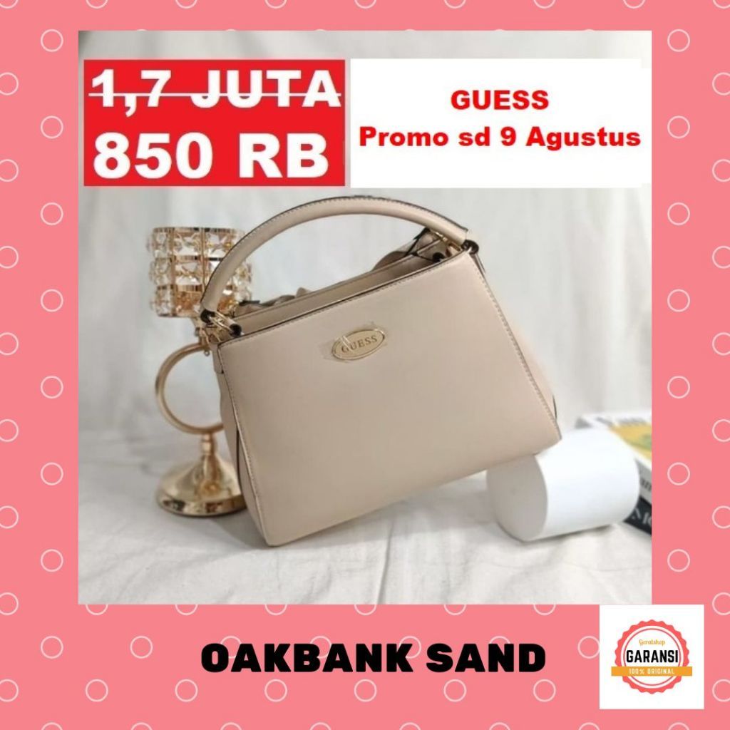 Tas Guess seri OAKBANK satchel bag 100% Original Store