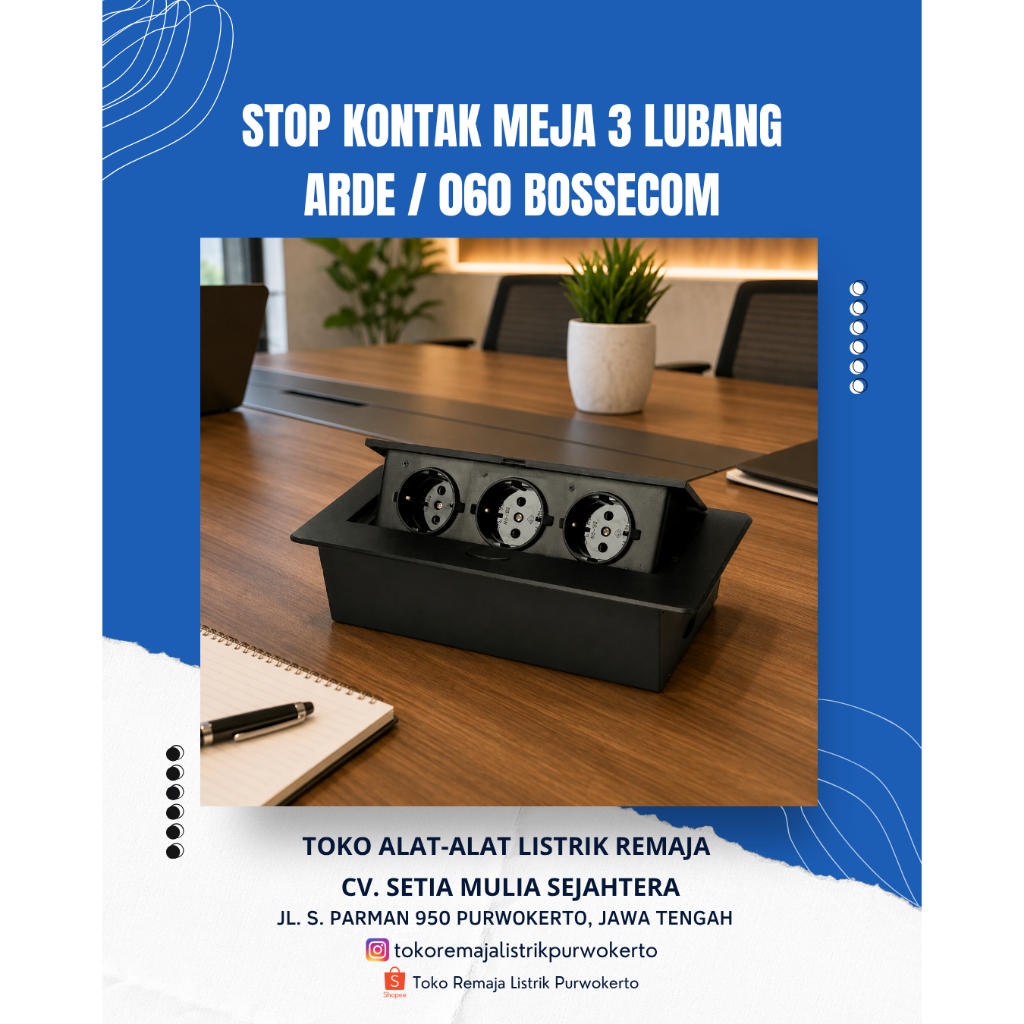 SK Meja 3 Lubang Arde Bossecom / BE 060 Bossecom