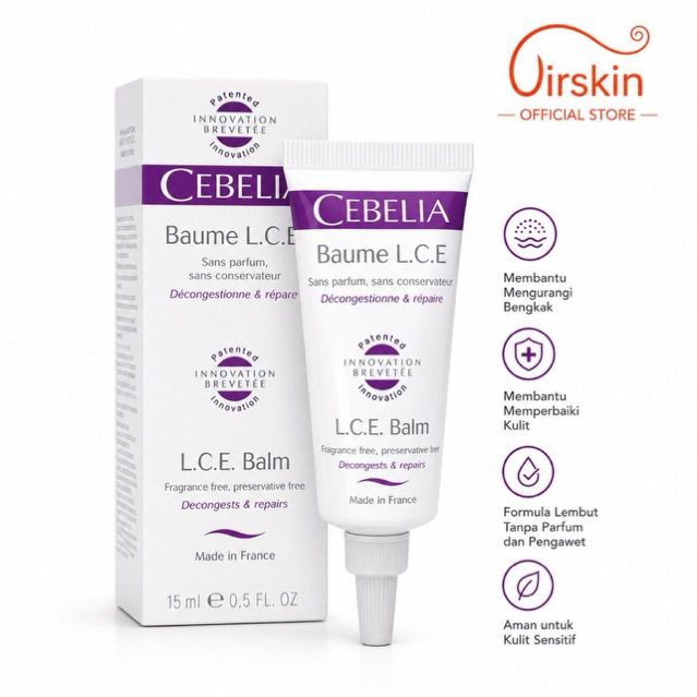 CEBELIA LCE BALM untuk bekas luka , meredakan iritasi original reg bpom