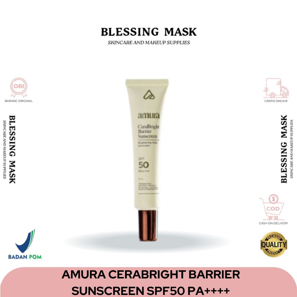 Amura CeraBright Barrier Sunscreen SPF 50 PA+++ | Blessingmask.official