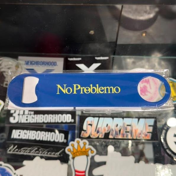 NO PROBLEMO BOTTLE OPENER BLUE