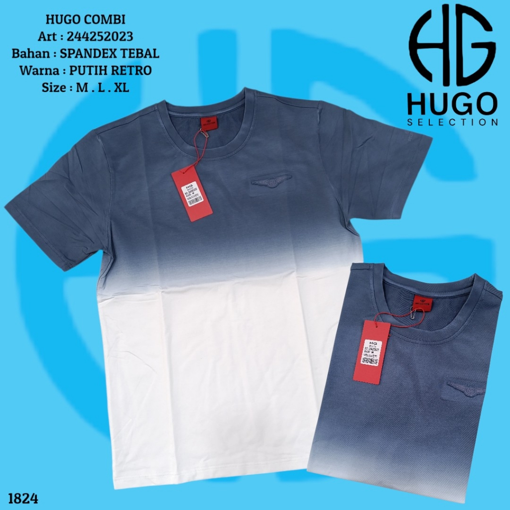 NEW STOK KAOS OBLONG HUGO SELECTION KOMBINASI
