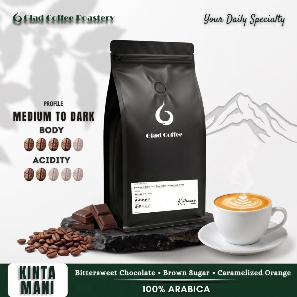 Biji Kopi  Arabika Kintamani Bali Fresh Roast Bean Espresso Base Mokapot Premium Grade