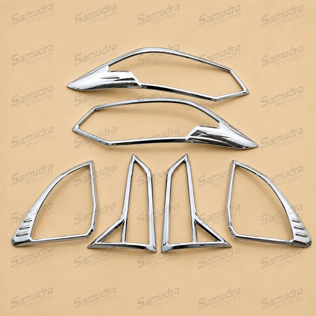 Paket Garnish Lampu Depan Belakang Honda HRV 2015 2016 2017 2018 Outer Handle Tank Cover Aksesoris M