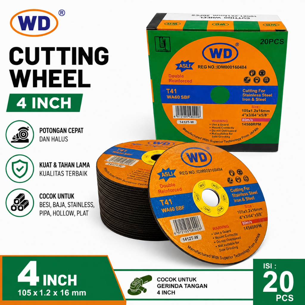 WD Cutting Wheel 4 Inch