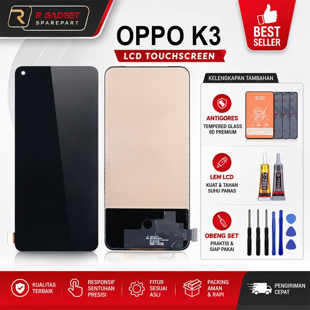Lcd OPPO K3 Original Fullset Touchscreen OEM Quality