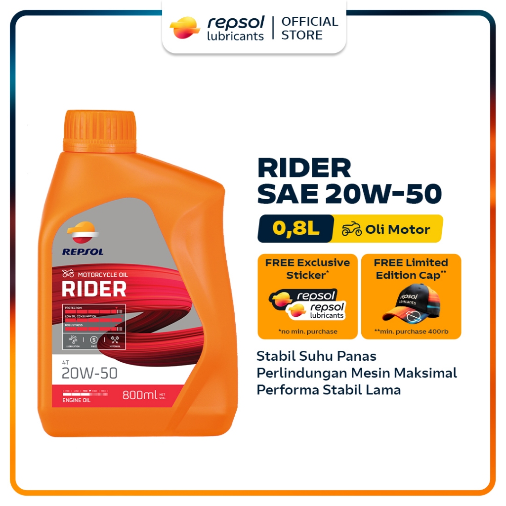 OLI MOTOR REPSOL RIDER SAE 20W-50