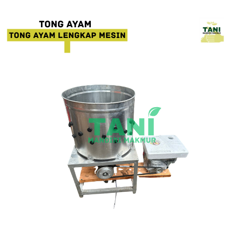 MESIN PENCABUT PEMBERSIH BULU BUBUT AYAM TONG AYAM COMPLETE MESIN