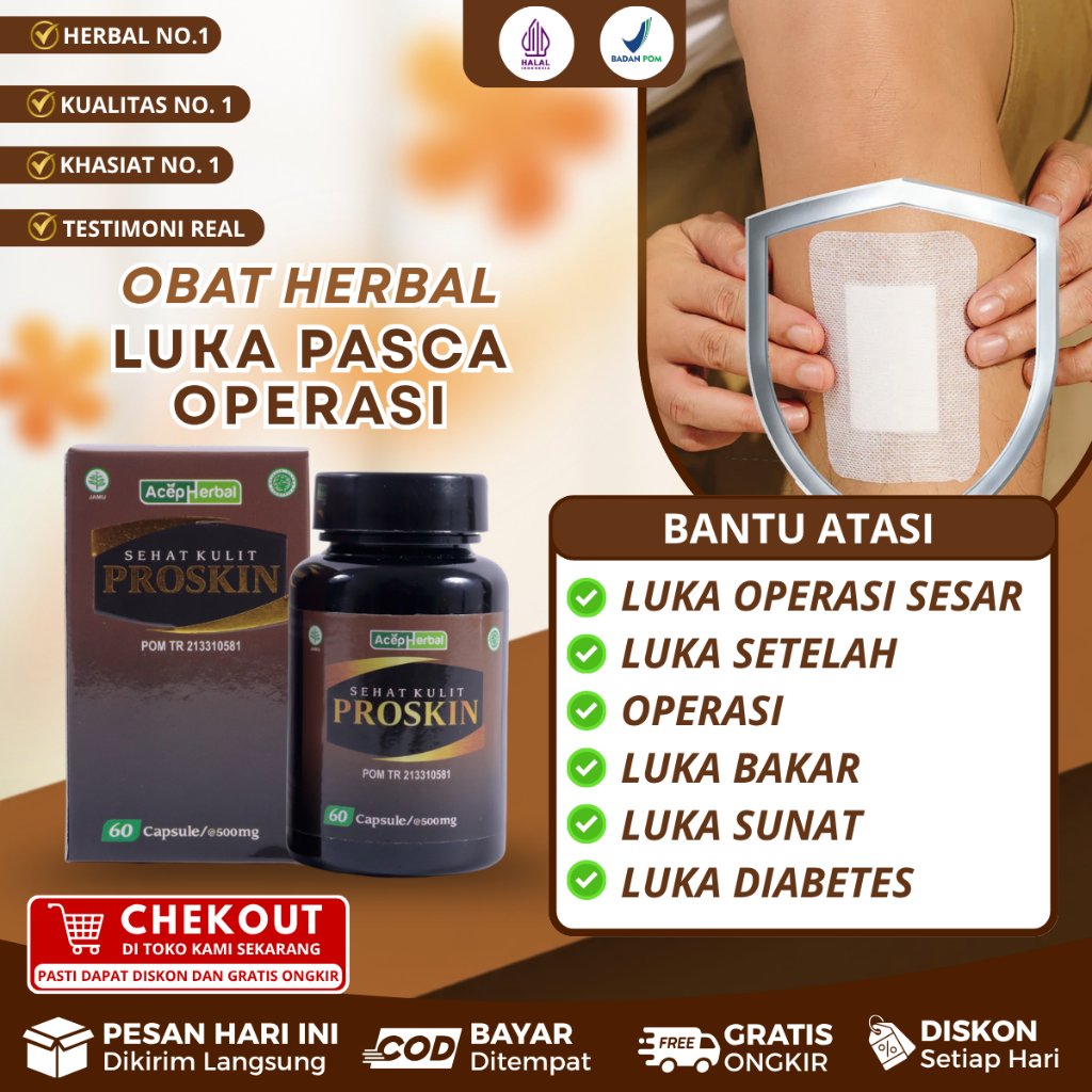 Obat Luka Pasca Operasi Pengering Luka Luar Luka Dalam Luka Diabetes Luka Sunat, Obat Pengering Luka