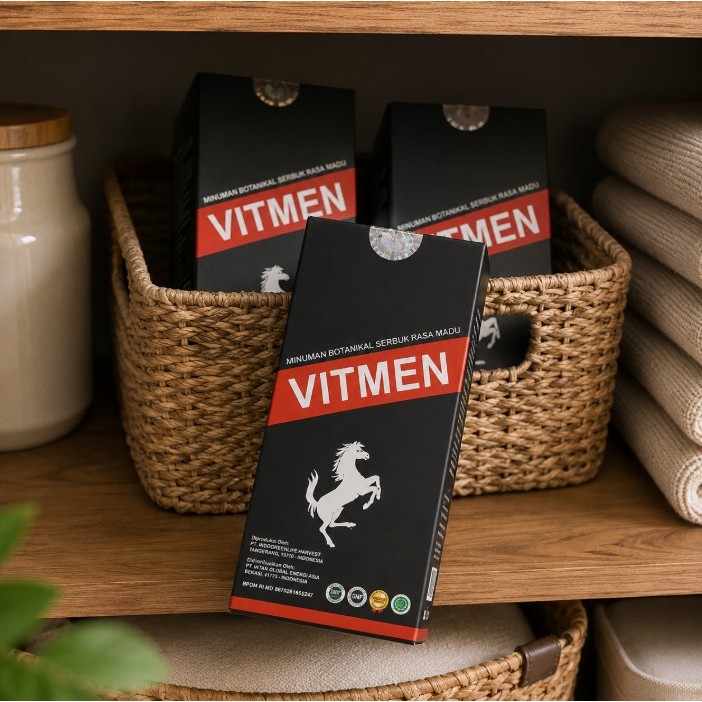 Herbal Pria Premium VITMEN Isi 5 Sachet